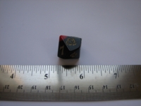 Dice : d10 vampire rose blood tipped black