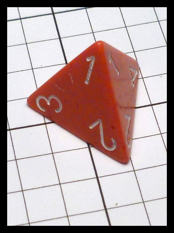 D4) four-sided dice