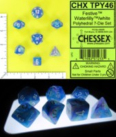 Dice : MINT63 CHESSEX FESTIVE WATERLILY CHX TPY46