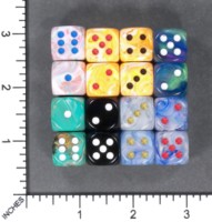 Dice : MINT63 CHESSEX GEN CON 2018 16MM