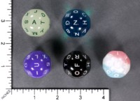 Dice : MINT63 IMPACT MINIATURES D26 ALPHABET