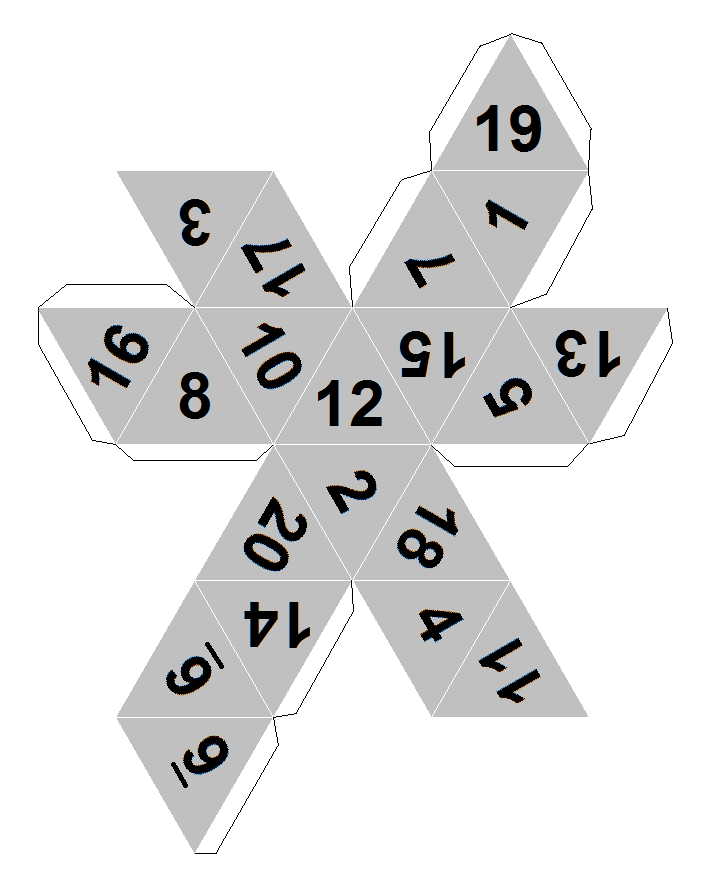 DiceCollector com s PAPER DICE TEMPLATES