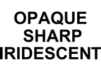 Dice : D20 OPAQUE SHARP IRIDESCENT 00
