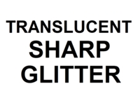 Dice : D4 TRANSLUCENT SHARP GLITTER 00