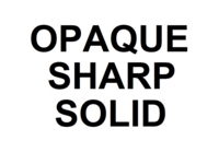 Dice : D8 OPAQUE SHARP SOLID 00