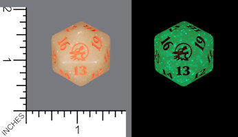 Dice : D20 MTG TRANSLUCENT ROUNDED SOLID WIZARDS OF THE COAST MTG INISTRAD MIDNIGHT HUNT 07
