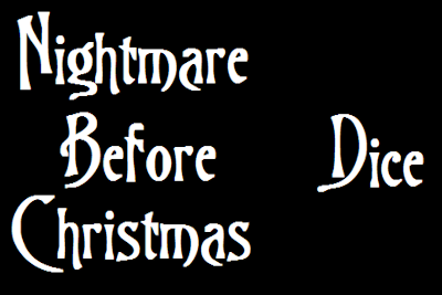 nightmare before christmas dice