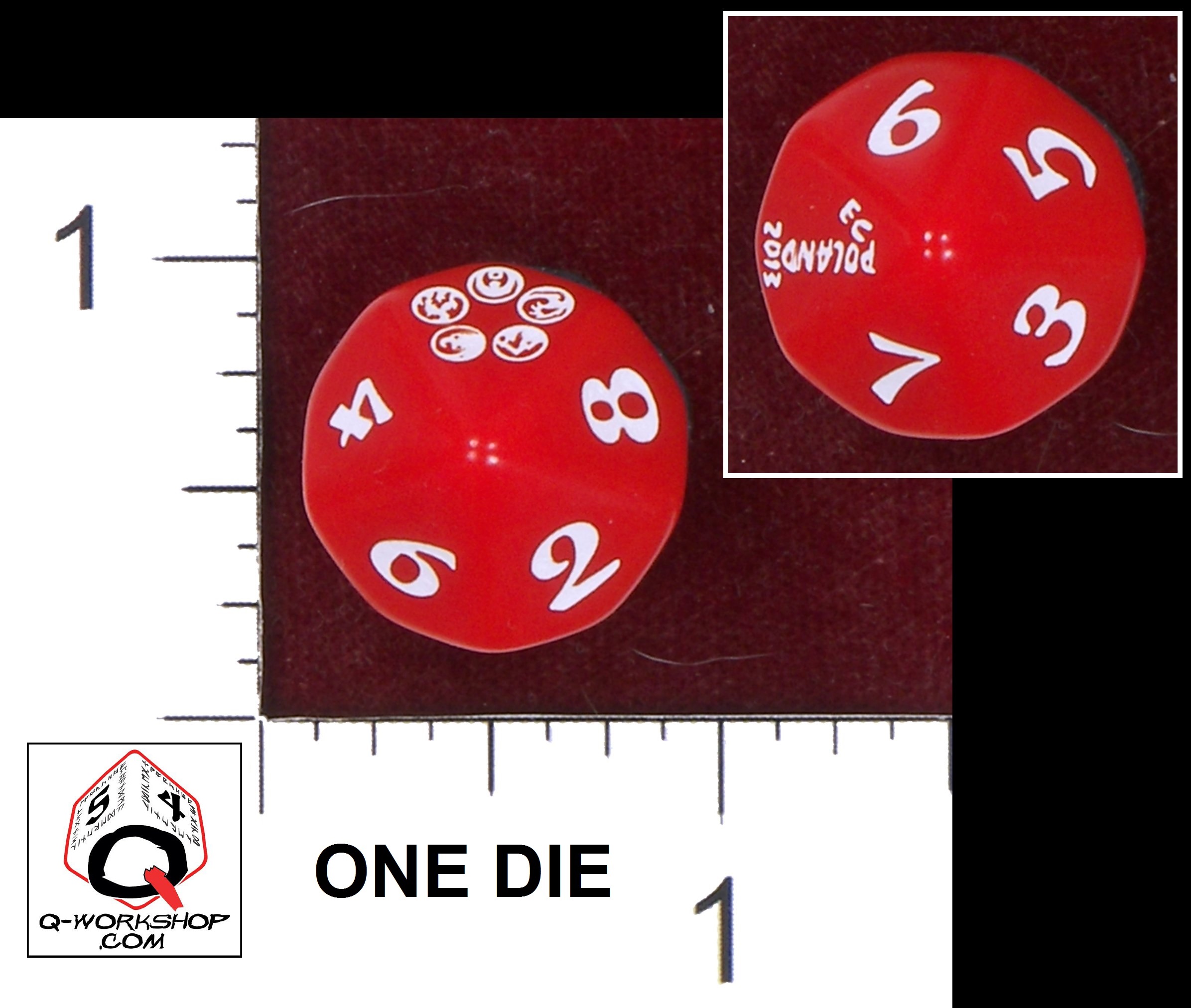 The Unicorn Clan Dice Set by Q-workshop Official Legend of the 5 Rings 