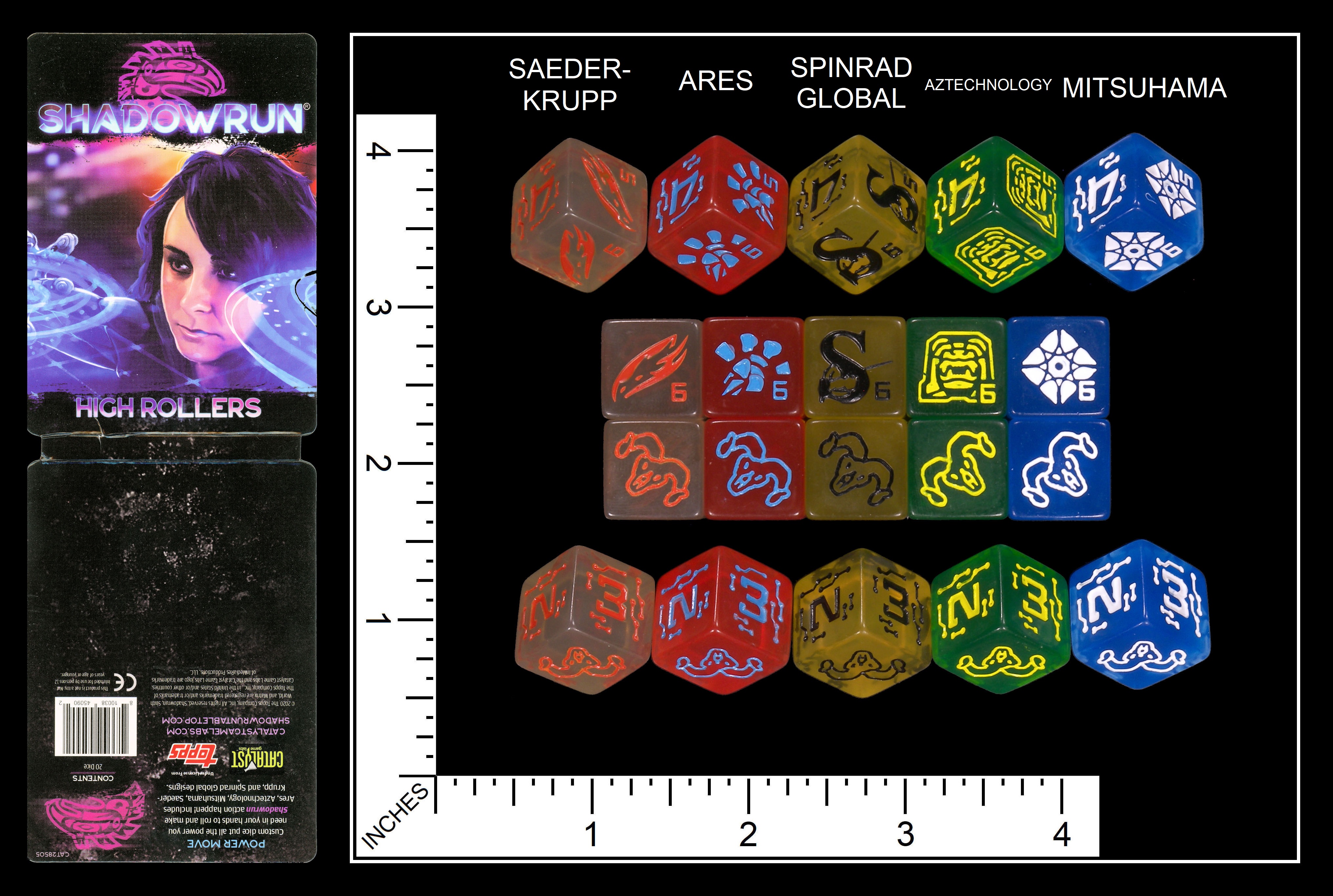 Shadowrun RPG: High Rollers Dice Pack