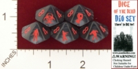 Dice : D10 OPAQUE ROUNDED IRIDESCENT CHESSEX CUSTOM FOR BATTLE BUNKER GAMES DICE OF THE DEAD 01