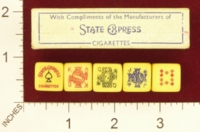 Dice : MINT21 STATE EXPRESS CIGARETTES