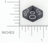 Dice : D10 OPAQUE ROUNDED GLITTER CHESSEX BOREALIS 2