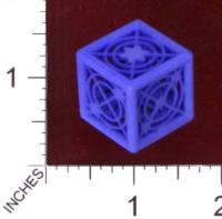 Dice : MINT29 SHAPEWAYS MCTRIVIA D6 GRID DIE 06 05