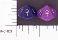 D10 OPAQUE ROUNDED SOLID ANKH