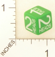 Dice : MINT18 CHESSEX HEADS TAILS 01