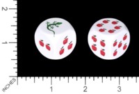 Dice : MINT56 RUBRAND GECKOS AND APPLES