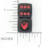 Dice : D6 OPAQUE ROUNDED SOLID CHESSEX CUSTOM 13 FOR KINGDOM DICE WEST AUSTRALIAN POLICE TACTICAL RESPONSE GROUP