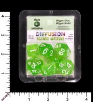 Dice : MINT65 ROLE FOR INITIATIVE DIFFUSION SLIME GREEN