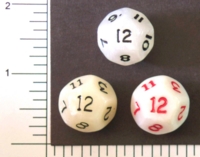 Dice : D12 OPAQUE ROUNDED IRIDESCENT 2
