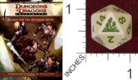 Dice : D20 OPAQUE ROUNDED SOLID WIZARDS OF THE COAST D&D ENCOUNTERS SEARCH FOR THE DIAMOND STAFF