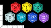 Dice : MINT68 NORSE FOUNDRY D20 AVALANCHE BOULDERS