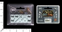 Dice : MINT64 COOL MINI OR NOT A SONG OF ICE AND FIRE TABLETOP MINIATURES GAME HOUSE STARK DICE