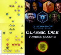 Dice : MINT56 Q WORKSHOP CLASSIC FREE RPG DAY 2017