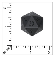 Dice : MINT73 NORSE FOUNDRY BOULDER OBSIDIAN RAISED