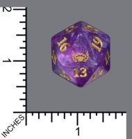 Dice : D20 MTG OPAQUE ROUNDED IRIDESCENT WIZARDS OF THE COAST MTG STREETS OF NEW CAPENNA 06