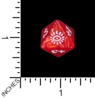 Dice : MINT75 UNKNOWN RED D8