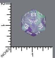 Dice : D20 MTG OPAQUE ROUNDED SWIRL WIZARDS OF THE COAST MTG DUSKMOURN 06