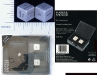 Dice : METAL STEEL D6 24 MARKS AND SPENCER