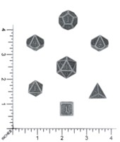 Dice : MINT66 UNKNOWN CHINESE ZINC RECESSED FACES 03