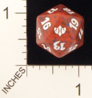 Dice : D20 MTG OPAQUE ROUNDED SPECKLED WIZARDS OF THE COAST MTG CONCLUX 01