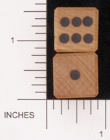 Dice : WOOD D6 UNKNOWN 01