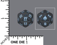 Dice : D20 MTG OPAQUE ROUNDED SPECKLED WIZARDS OF THE COAST MTG FINAL FANTASY 02