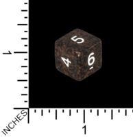 Dice : MINT80 UNKNOWN D6 SPECKLED
