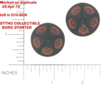Dice : DUPS IN D10 STTNG COLLECTIBLE BORG STARTER 02