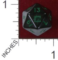 Dice : D20 OPAQUE ROUNDED SOLID PRODOS GAMES MUTANT CHRONICLES CYBERTRONIC