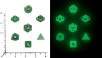 Dice : MINT65 MANIC DESIGNS DRAGON FORGED DICE VAULT GREEN OPAQUE GLOW