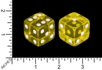 Dice : MINT80 UNKNOWN D6 LARGE YELLOW