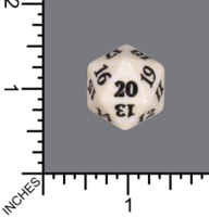 Dice : D20 MTG OPAQUE ROUNDED SPECKLED WIZARDS OF THE COAST MTG GAME NIGHT 2019 02
