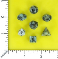 Dice : MINT57 CRYSTAL CASTE TURQUOISE AFRICAN 12MM
