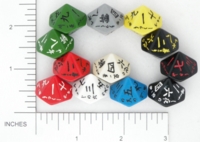 Dice : D10 OPAQUE ROUNDED SOLID Q WORKSHOP JAPAN 02