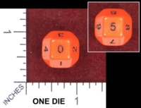 Dice : MINT49 UNKNOWN CHINESE D10 TRUNCATED OCTAHEDRON