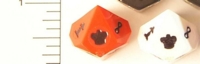 Dice : D10 OPAQUE SHARP SOLID CHESSIZER