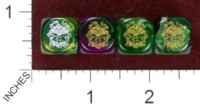 Dice : MINT35 CHESSEX CUSTOM FOR IMPACT MINIATURES CTHULHU READING NECRONOMICON