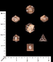 Dice : MINT67 EASY ROLLER DICE COMPANY ANCIENT DRAGON COPPER