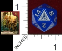 Dice : D20 OPAQUE ROUNDED SOLID WIZARDS OF THE COAST D AND D ENCOUNTERS SCOURGE OF THE SWORD COAST