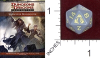Dice : D20 OPAQUE ROUNDED SOLID WIZARDS OF THE COAST D&D ENCOUNTERS STORM OVER NEVERWINTER